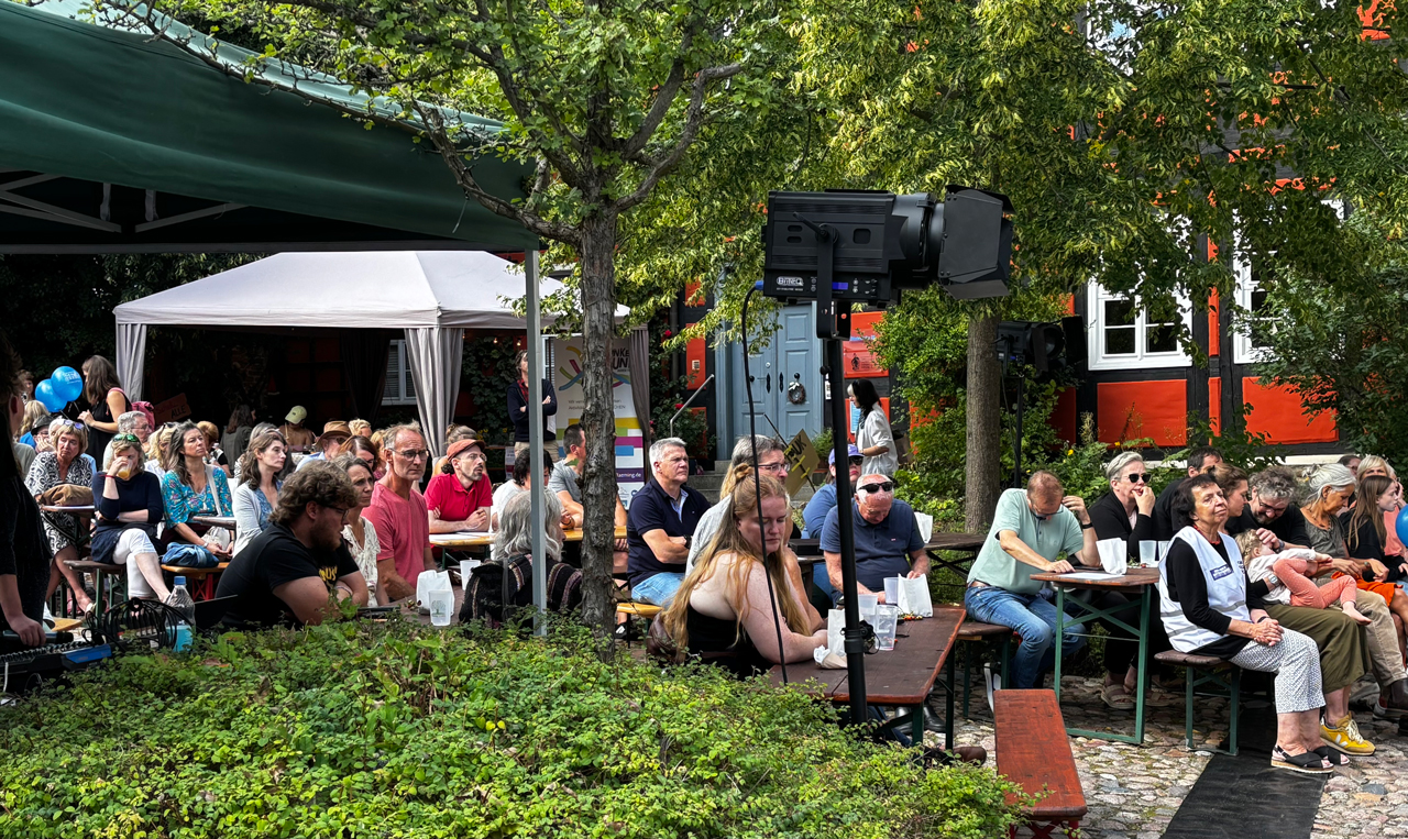 Altstadtsommer 2025 in Bad Belzig - Polittalks und politisches Lied