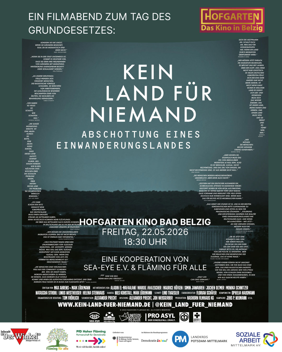 Kein-Land-fuer-Niemand-Film Filmplakat "Soldaten des Lichts"